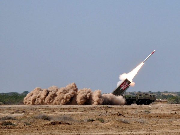 Pakistan test-fires short-range missiles